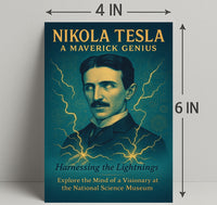 Nikola Tesla A Maverick Genius Poster PosterGoat