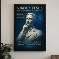 Nikola Tesla The Luminary Of Poster PosterGoat