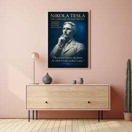 Nikola Tesla The Luminary Of Poster PosterGoat