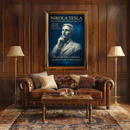Nikola Tesla The Luminary Of Poster PosterGoat