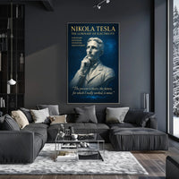 Nikola Tesla The Luminary Of Poster PosterGoat