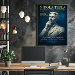 Nikola Tesla The Luminary Of Poster PosterGoat