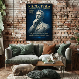 Nikola Tesla The Luminary Of Poster PosterGoat