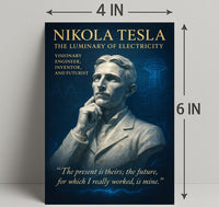 Nikola Tesla The Luminary Of Poster PosterGoat