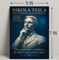 Nikola Tesla The Luminary Of Poster PosterGoat
