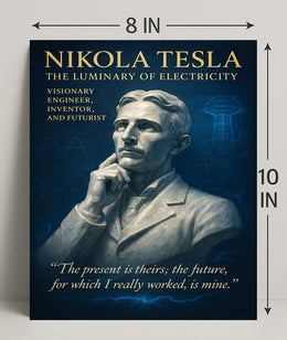 Nikola Tesla The Luminary Of Poster PosterGoat