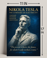 Nikola Tesla The Luminary Of Poster PosterGoat