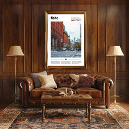 Noho Street Scene Manhattan Travel Poster PosterGoat