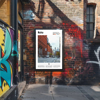 Noho Street Scene Manhattan Travel Poster PosterGoat