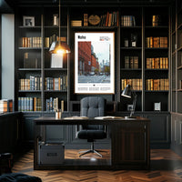 Noho Street Scene Manhattan Travel Poster PosterGoat