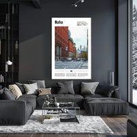 Noho Street Scene Manhattan Travel Poster PosterGoat