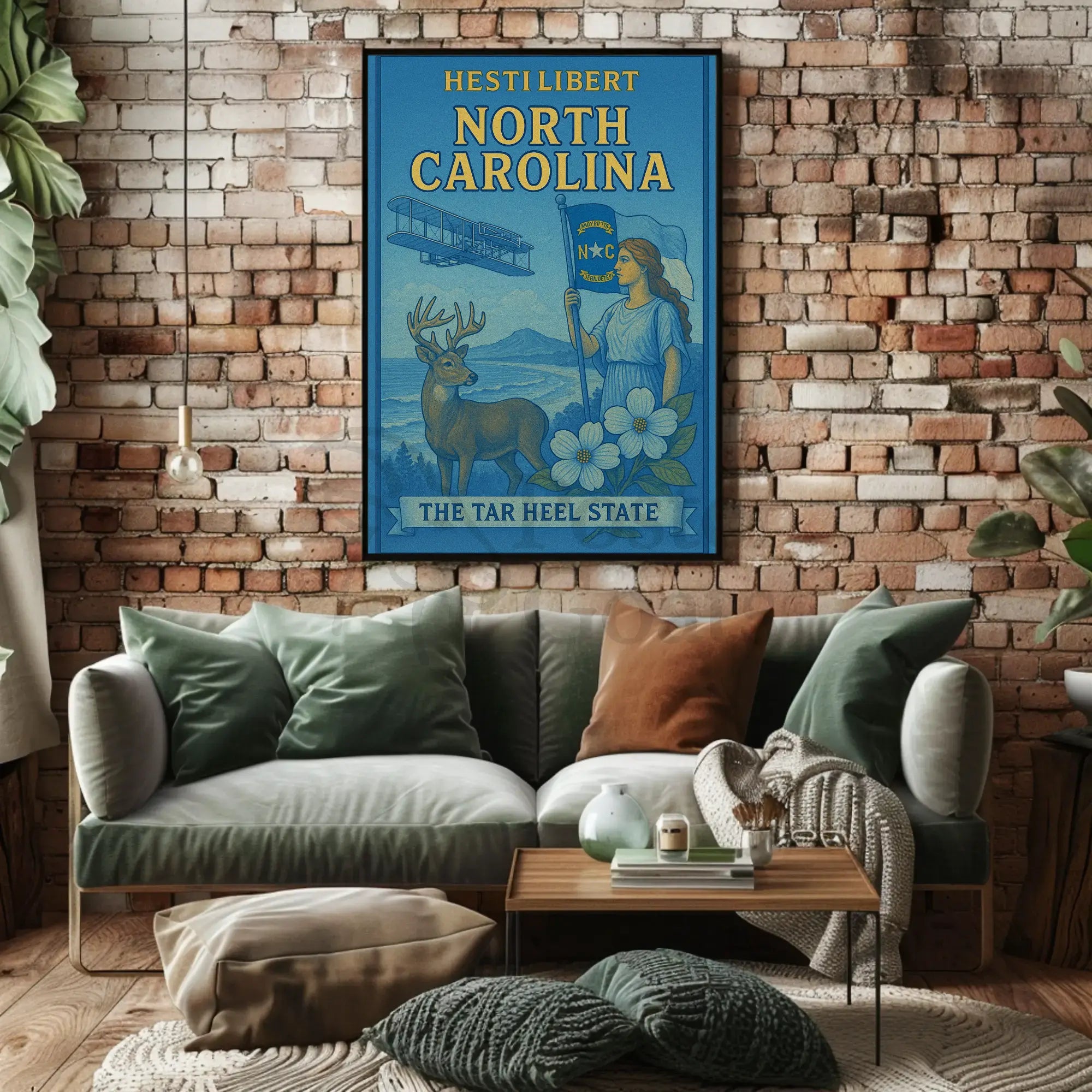 North Carolina Heritage Celebration Cultural or Heritage Poster PosterGoat
