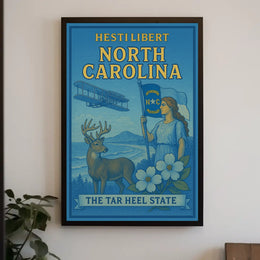 North Carolina Heritage Celebration Cultural or Heritage Poster PosterGoat