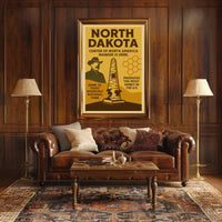 North Dakota Highlights Poster PosterGoat