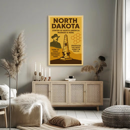 North Dakota Highlights Poster PosterGoat