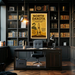 North Dakota Highlights Poster PosterGoat