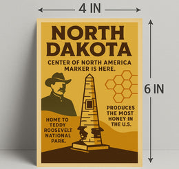 North Dakota Highlights Poster PosterGoat