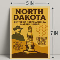 North Dakota Highlights Poster PosterGoat