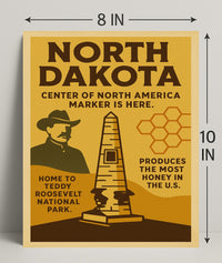 North Dakota Highlights Poster PosterGoat