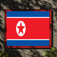 North Korean Flag Symbolism: Country Flag Poster PosterGoat
