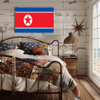 North Korean Flag Symbolism: Country Flag Poster PosterGoat