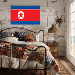 North Korean Flag Symbolism: Country Flag Poster PosterGoat