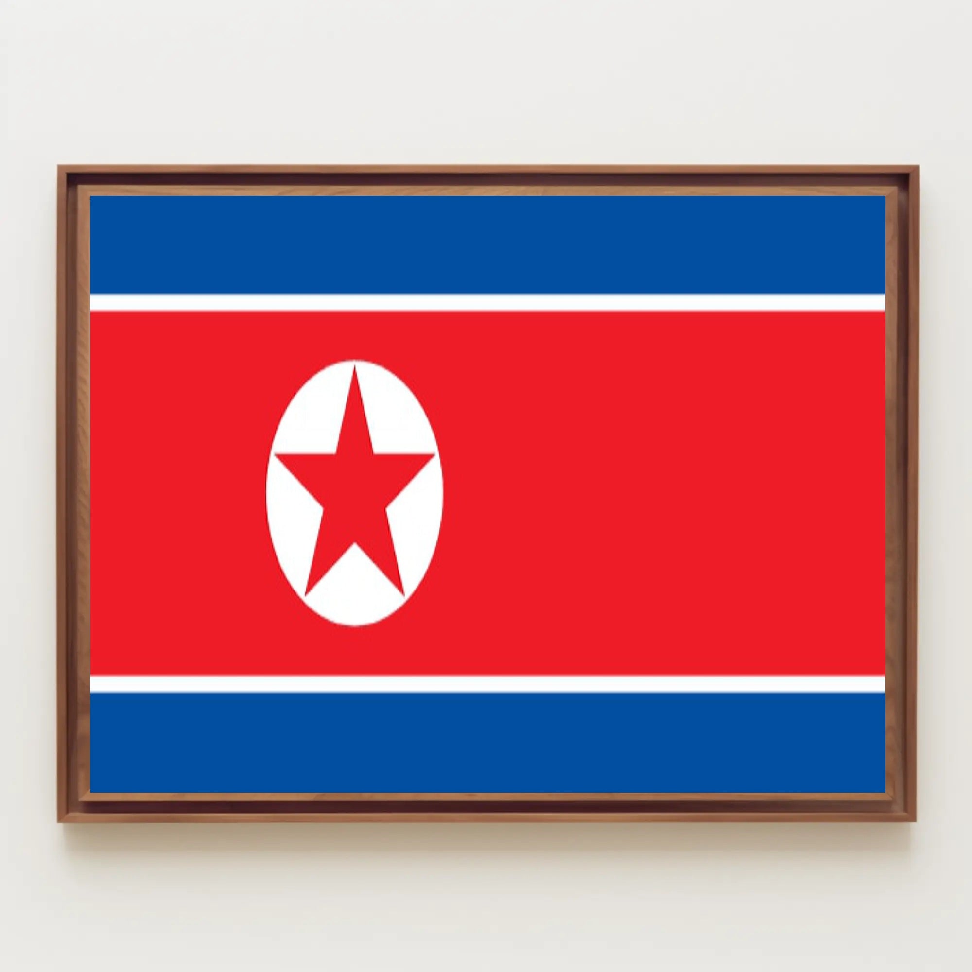 North Korean Flag Symbolism: Country Flag Poster PosterGoat