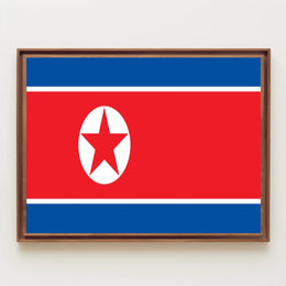 North Korean Flag Symbolism: Country Flag Poster PosterGoat