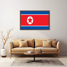 North Korean Flag Symbolism: Country Flag Poster PosterGoat