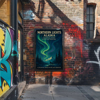 Northern Lights Poster A Celestial Dance Art PosterGoat