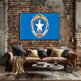 Northern Mariana Islands Flag Cultural or Heritage Poster PosterGoat