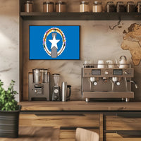 Northern Mariana Islands Flag Cultural or Heritage Poster PosterGoat