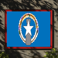 Northern Mariana Islands Flag Cultural or Heritage Poster PosterGoat