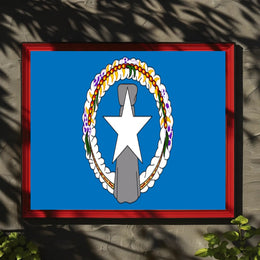 Northern Mariana Islands Flag Cultural or Heritage Poster PosterGoat
