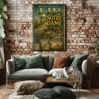 Notre Dame Tradition and Excellence Cultural Heritage Poster PosterGoat