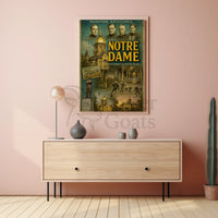 Notre Dame Tradition and Excellence Cultural Heritage Poster PosterGoat