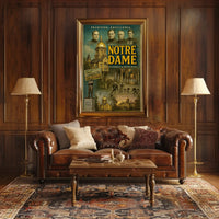 Notre Dame Tradition and Excellence Cultural Heritage Poster PosterGoat