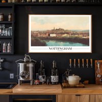 Nottingham Scenic View Urban Cityscape Poster PosterGoat