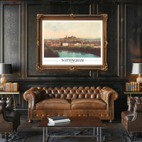 Nottingham Scenic View Urban Cityscape Poster PosterGoat