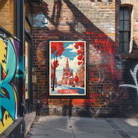 Novosibirsk Cityscape: Russian Architecture Urban or Cityscape Poster PosterGoat