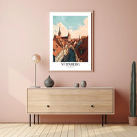 Nürnberg Cityscape Charm: Urban or Cityscape Poster PosterGoat