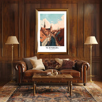 Nürnberg Cityscape Charm: Urban or Cityscape Poster PosterGoat