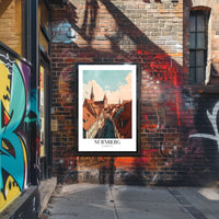 Nürnberg Cityscape Charm: Urban or Cityscape Poster PosterGoat