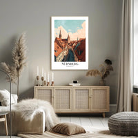 Nürnberg Cityscape Charm: Urban or Cityscape Poster PosterGoat