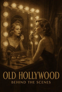 OLD HOLLYWOOD GLAMOUR BEHIND THE SCENES Artistic Poster PosterGoat