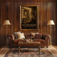 OLD HOLLYWOOD GLAMOUR BEHIND THE SCENES Artistic Poster PosterGoat