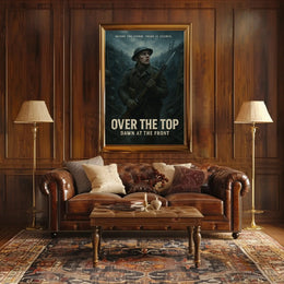 OVER THE TOP: Emotional World War I Military Recruitment Poster PosterGoat