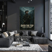 OVER THE TOP: Emotional World War I Military Recruitment Poster PosterGoat
