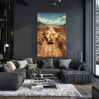 Off-Road Adventure in Desert Scene Sports Poster PosterGoat