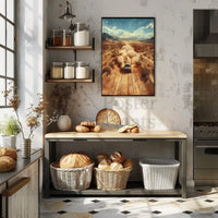 Off-Road Adventure in Desert Scene Sports Poster PosterGoat